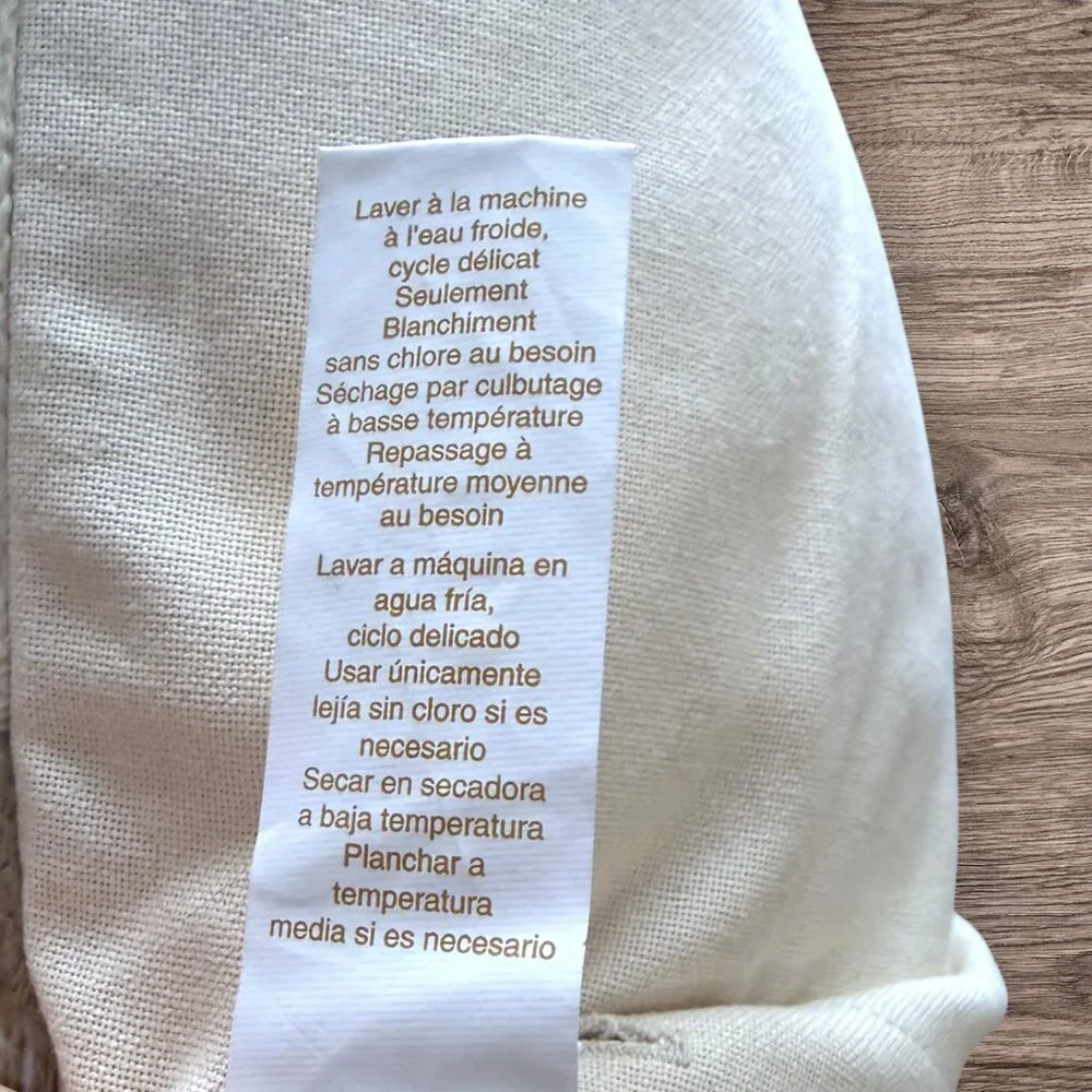 West Elm Pillow Set Down Filled Neutral Textured Organic Modern Quiet Luxury